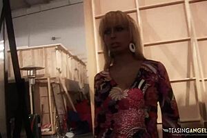 blonde milf takes two cocks in hardcore threesome