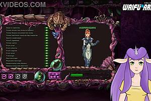 starcraft ii game featuring redhead character in striptease part 4