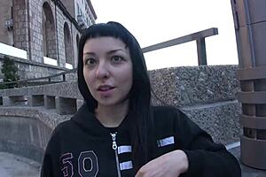 Teens 18+ fuck in public around a Spanish monastery outdoors