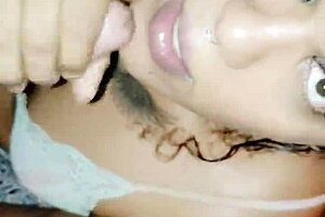 feeling greedy for this young stud's cock, wanessa silva sucks passionately