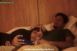 Watching Netflix with Stepsister Turns into Sneaky Interracial Blowjob POV