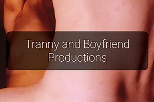 Transsexual Woman And Boyfriend Engaging In Intense Sexual Activity