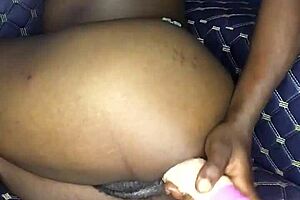 Thighs Shaking From 12 Inch Dildo