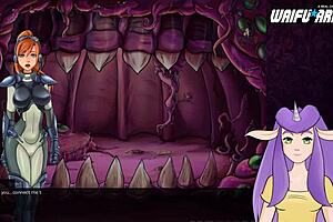 starcraft ii game featuring redhead character in striptease part 4