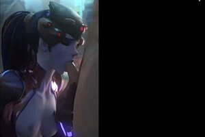 widowmaker finds love in this anime hentai story 😍