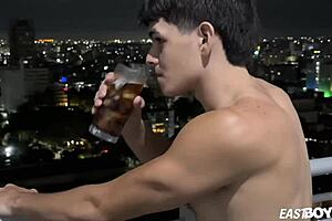 College Valentine's Day special: a gay handjob experience