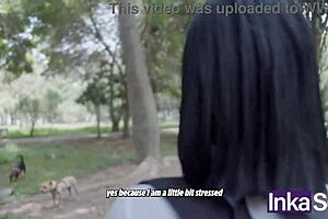 Shy schoolgirl gets fucked by stranger.