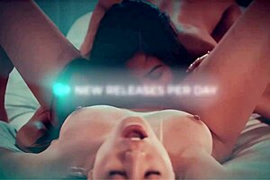 Lesbian compilation features intense squirting orgasms and bukkake scenes