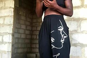 Crazy bitch strip teases till trousers drop showing gstring