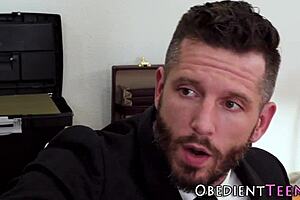 Teen Gets Spanked, Bound, And Jizzed In Shower Fetish