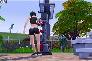 My goth girlfriend in The Sims 4, a futa adventure (Part 1)