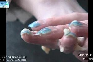Nko-7 Artificial Nails Manicure And Fingering Fetish