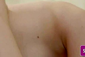 Busty Redhead Babe Assists Petite Blonde Masseuse During Relaxing Massage - Haley Reed Madison Morgan