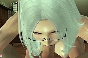 She sucks dick like a pro in the librarian ep 3