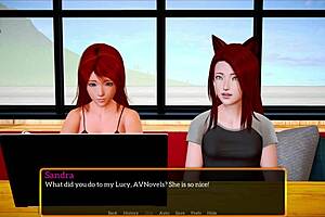Visual novel with interactive gameplay: My new family 551