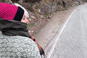 Alternative Housewife Enjoys One Night Stand At Mountain