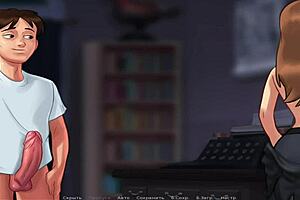 French teacher gets fucked in summertimesaga episode