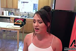 Big Assed Brunette Alex More Rides French Lord Alex Legends' Long Hard Cock