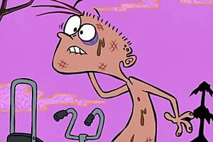 Kevin fucks Nazz in that cartoon scene