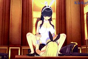 Ikaruga And Katsuragi Bunny Girl Intense Futanari Sex - Senran Kagura Hentai