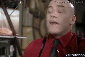 Principle Bridgette B and Teacher Derrick Pierce Drill Student Brooklyn Gray in Office Sex Ed