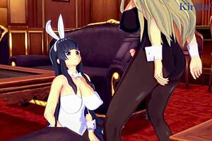Ikaruga And Katsuragi Bunny Girl Intense Futanari Sex - Senran Kagura Hentai