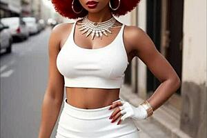 Nigerian cutie Amina goes on an erotic journey in 3D adult film