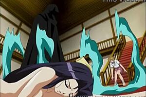 does the big titty anime babe get her pussy licked?