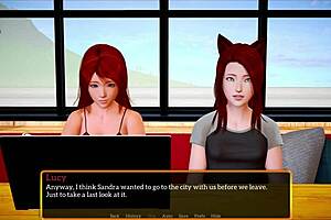 Visual novel with interactive gameplay: My new family 551