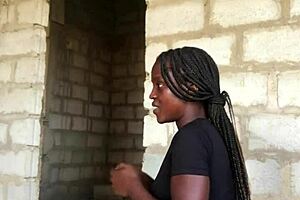 Crazy bitch strip teases till trousers drop showing gstring