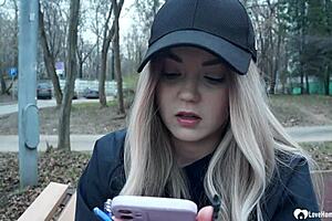 i picked up this blonde and she loves ridin my cock so hard