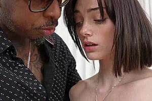 his big black cock fills my tight pussy in missionary