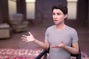 i play with my cute roommate's big tits