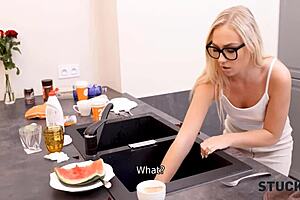 Hey, can you help this stuck Czech blonde? Sex might just be the deal!