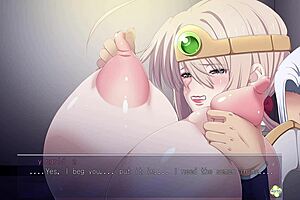 Horny Heroine Ingrid Plays With Her Huge Tits In Episode 2