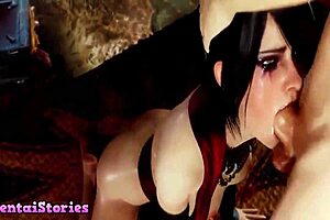 i get my dick sucked by two babes in this anime game, so hot