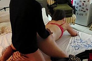 Big ass European slut gets rimmed and fucked hard