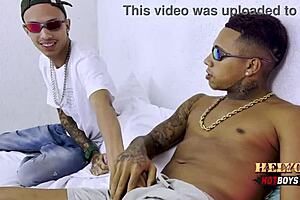 gave ass to partner in mansion, landed in carioca's room, fell on monster cock