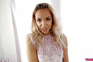 Teen 18+ STRUGGLES with UNBEARABLE BLOWJOB on MONSTER COCK in POV