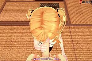 leonardo da vinci intensely fucks azur lane in this sheer fantasy