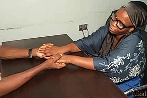 Horny Married Choir Mistress Seduces PastorJerry in Office Affair!