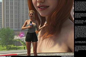 hey, what’s with this big apple small 18+ gesture in 3d comics?