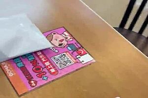 asian ladyboy boldly shows new thong in store