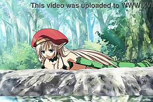 Queens Blade Rebellion OVA 01 Nipples Exposed