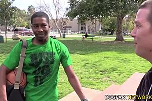 Tiffany's pussy pleases her daddy and a black stud