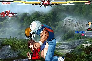 Brian faces off against Ryougi Shiki in a thrilling anime duel