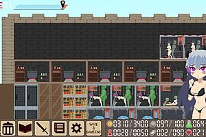 Horny monsters raid the Demon King's castle in this game