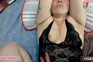 sexy redhead with small tits and hairy pussy gets fucked, footjob, blowjob