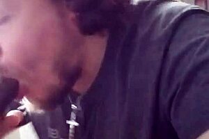 Subtle Sucking Of Big Black Cock In Gay Scene