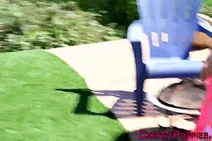 Brunette Teen Shows Tits